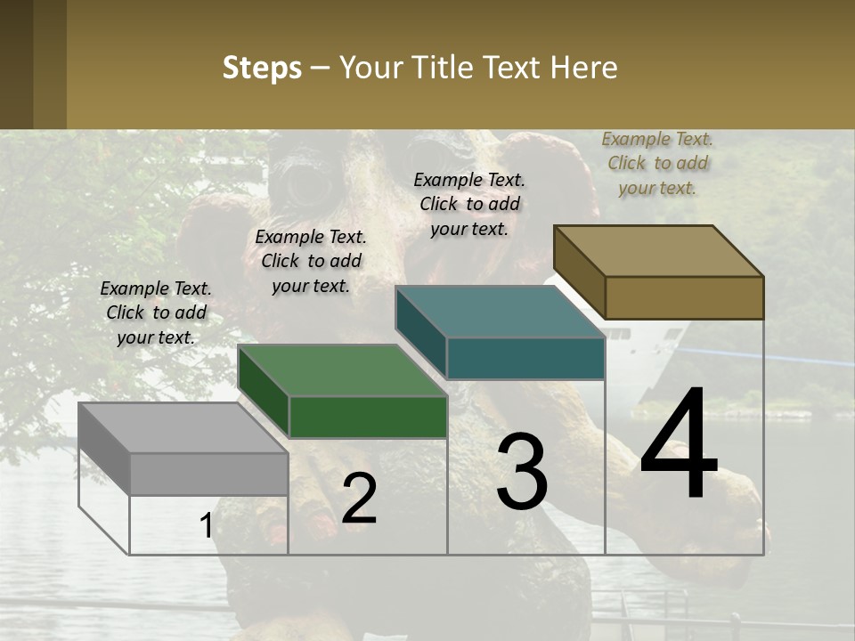 Ocean Retired Caucasian PowerPoint Template