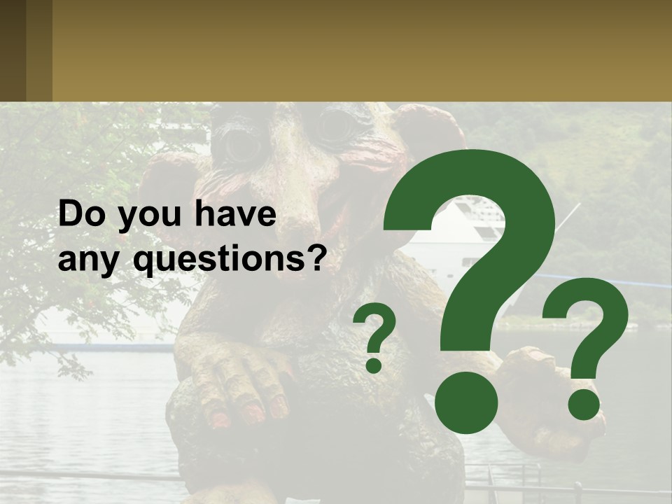 Ocean Retired Caucasian PowerPoint Template