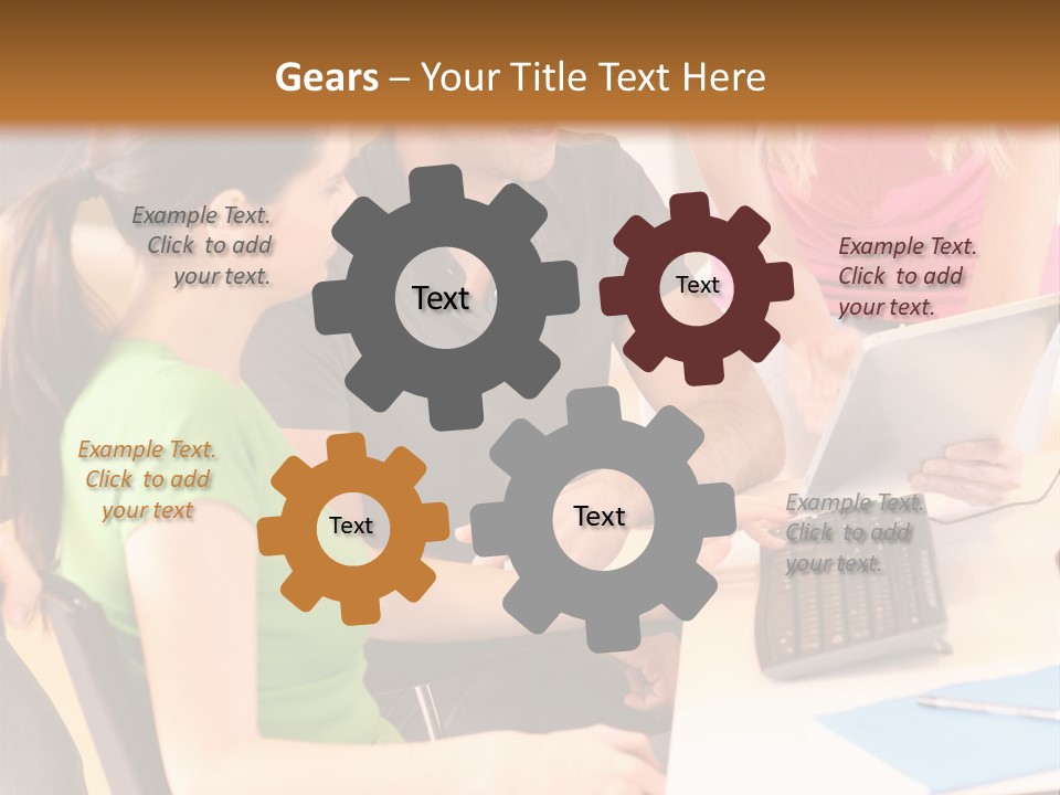 Old Ocean Woman PowerPoint Template