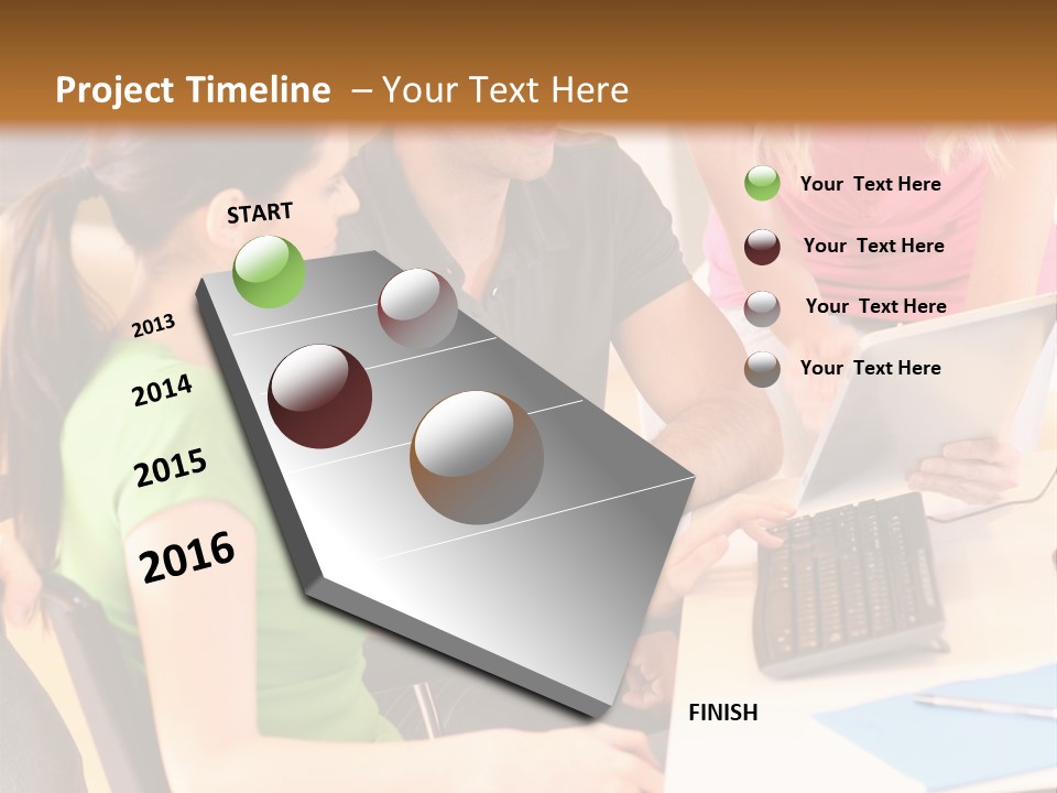 Old Ocean Woman PowerPoint Template