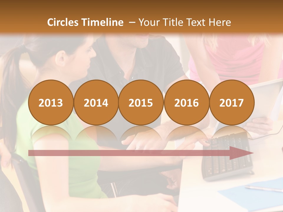 Old Ocean Woman PowerPoint Template