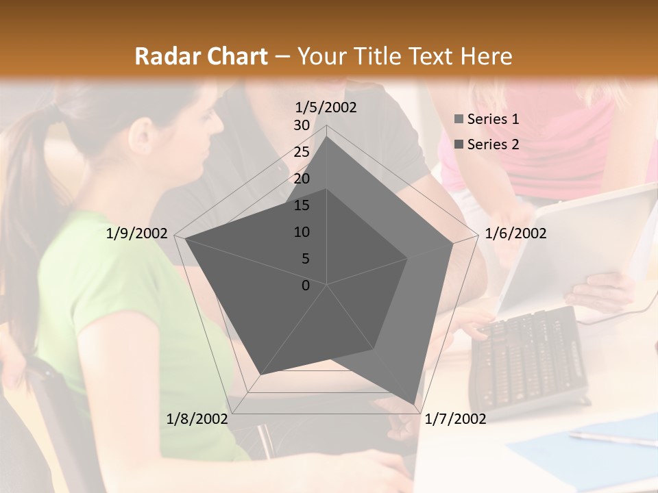 Old Ocean Woman PowerPoint Template