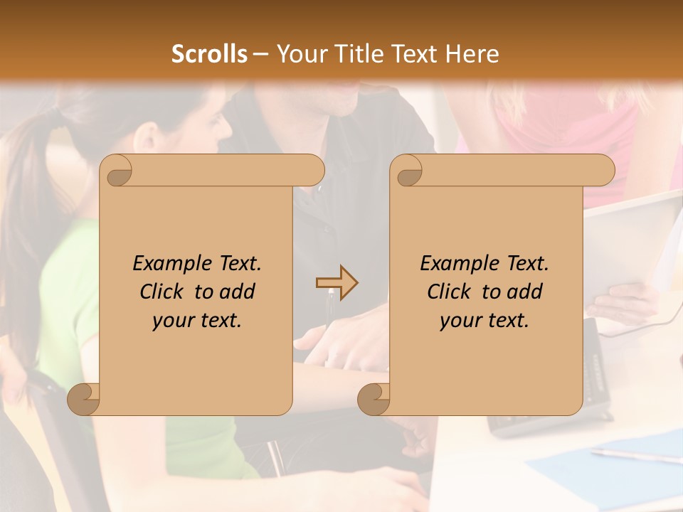 Old Ocean Woman PowerPoint Template