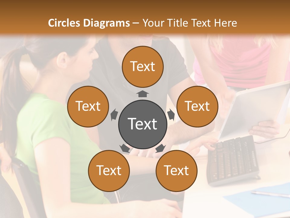 Old Ocean Woman PowerPoint Template