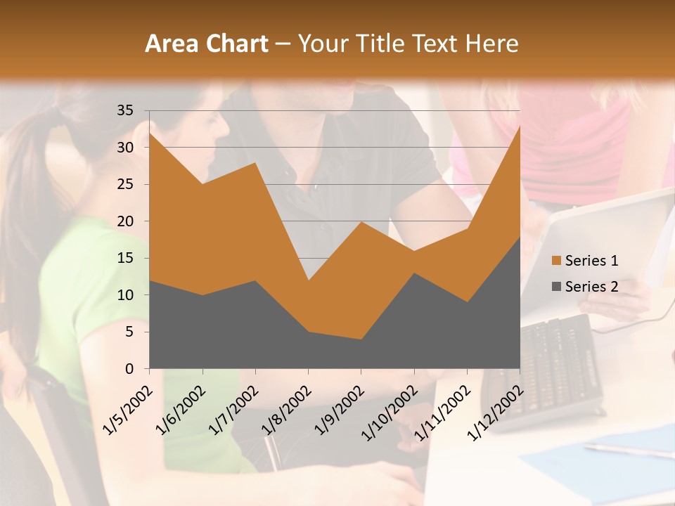 Old Ocean Woman PowerPoint Template