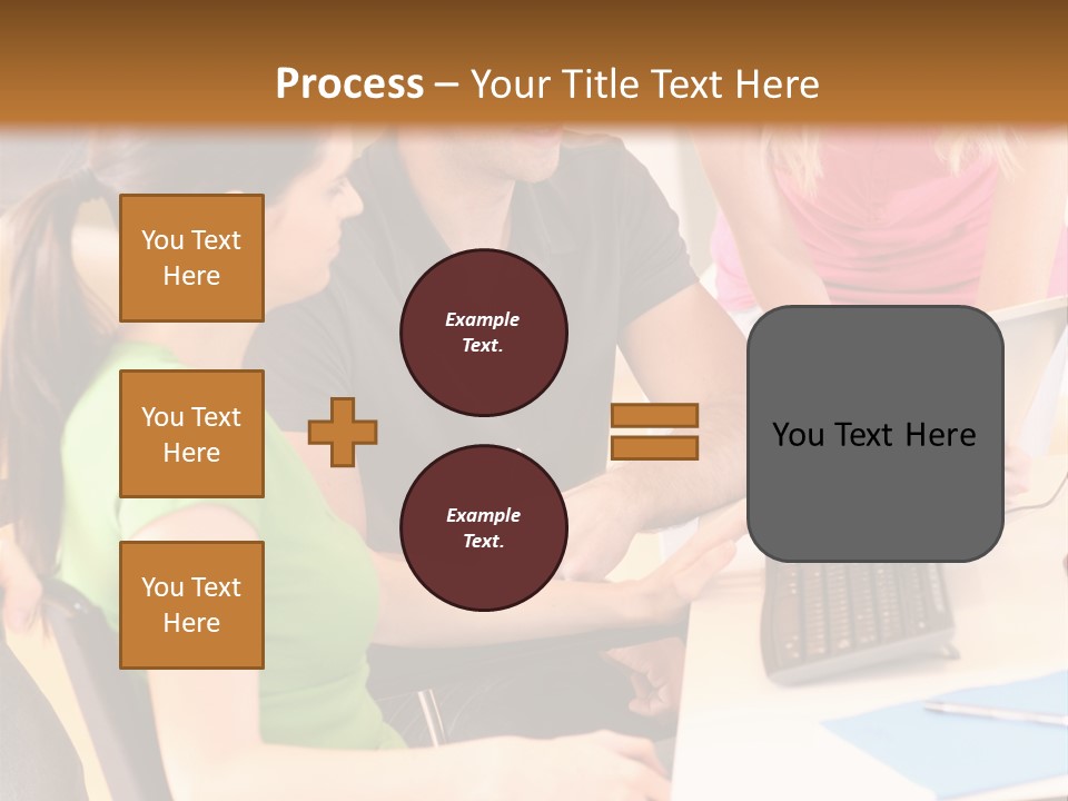 Old Ocean Woman PowerPoint Template