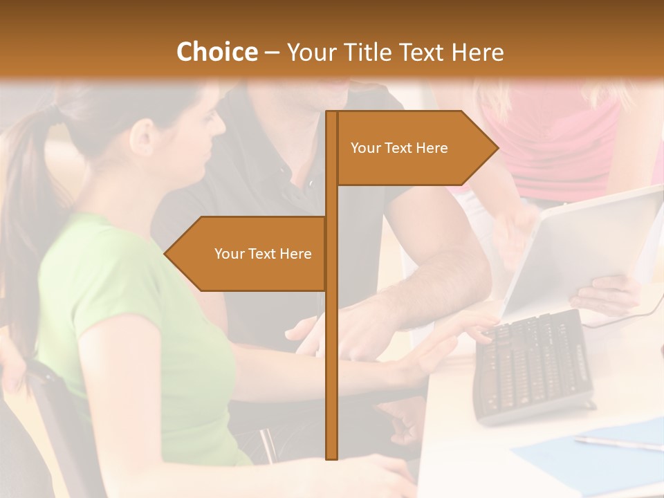 Old Ocean Woman PowerPoint Template