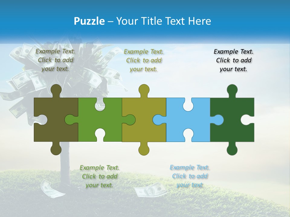 Senior Old Water PowerPoint Template