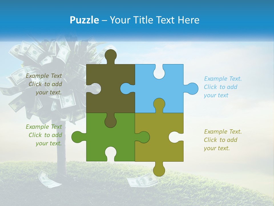 Senior Old Water PowerPoint Template