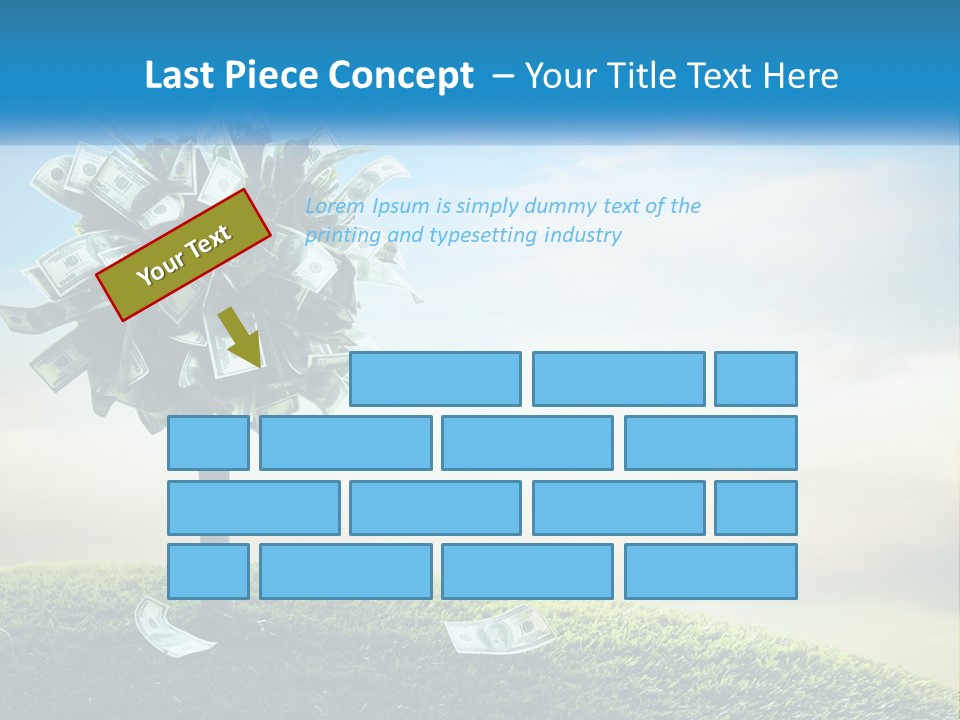 Senior Old Water PowerPoint Template