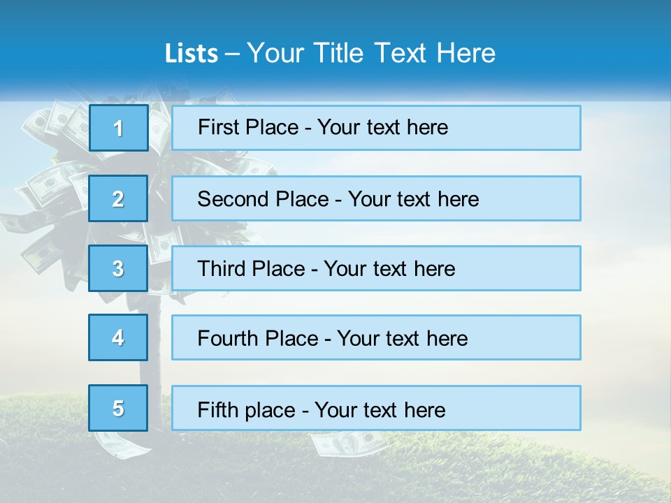 Senior Old Water PowerPoint Template