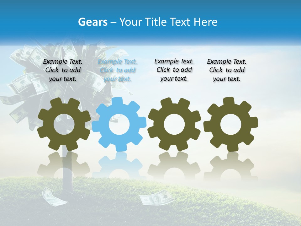 Senior Old Water PowerPoint Template