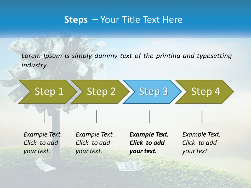Senior Old Water PowerPoint Template