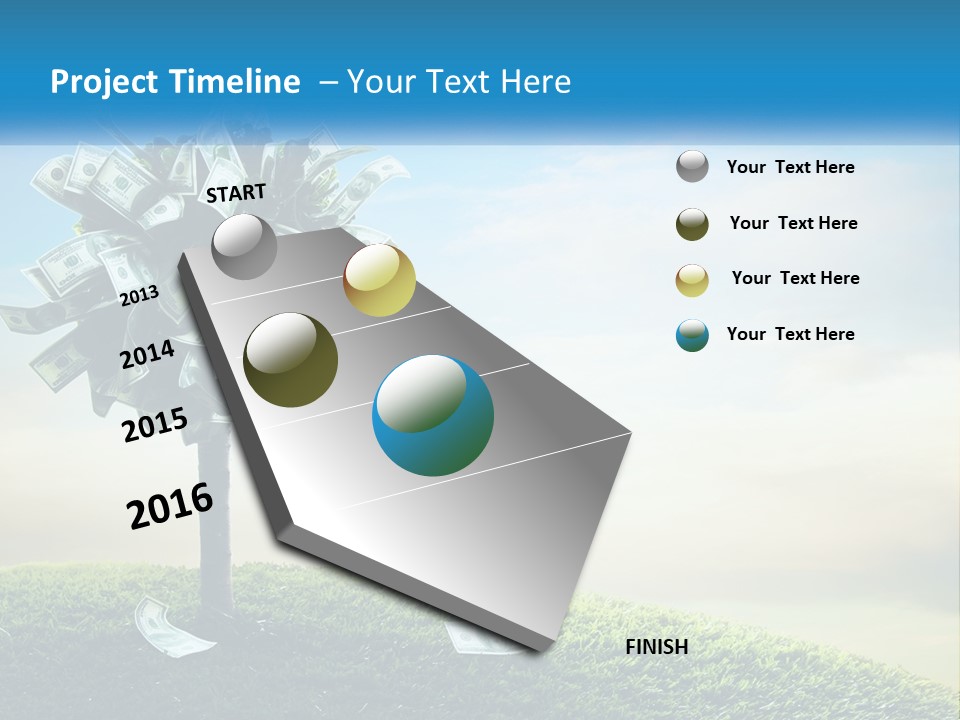 Senior Old Water PowerPoint Template