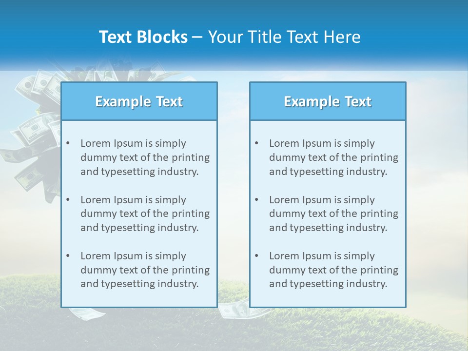 Senior Old Water PowerPoint Template