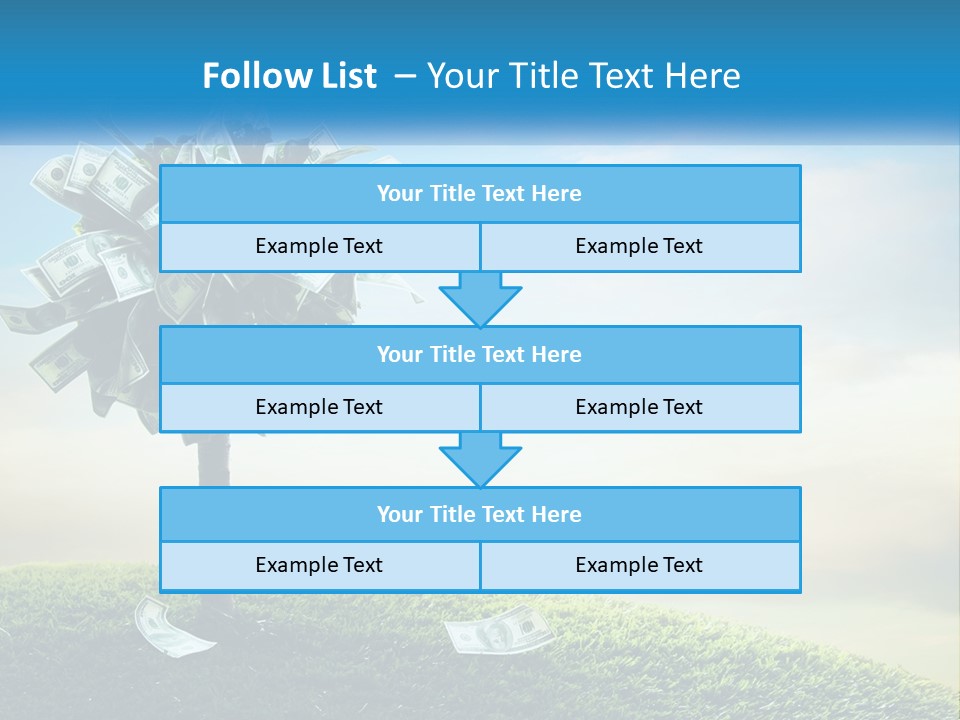 Senior Old Water PowerPoint Template