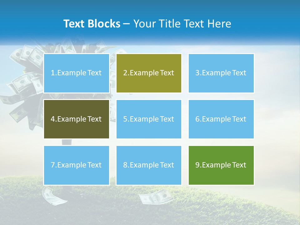 Senior Old Water PowerPoint Template