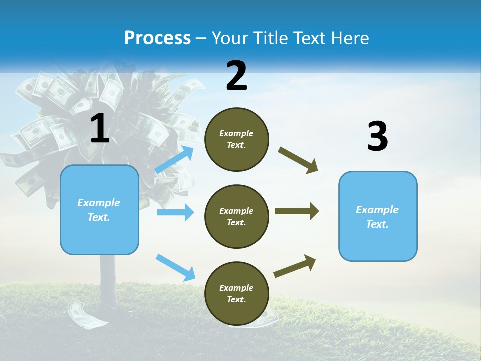 Senior Old Water PowerPoint Template