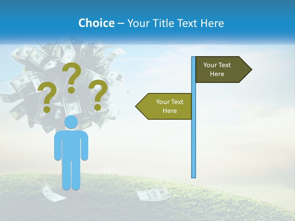 Senior Old Water PowerPoint Template