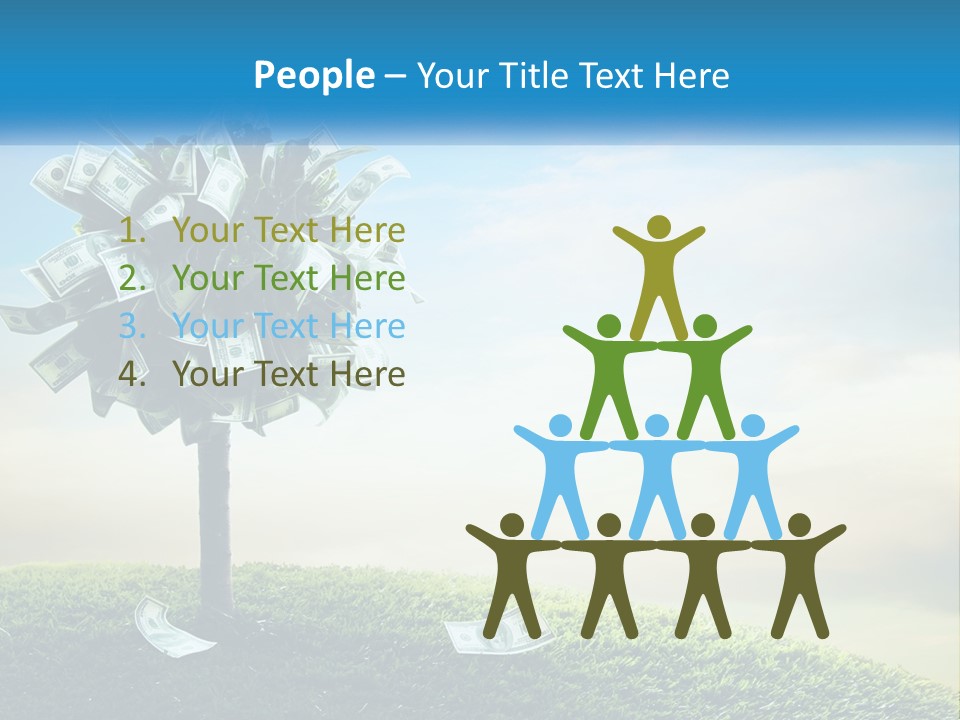 Senior Old Water PowerPoint Template