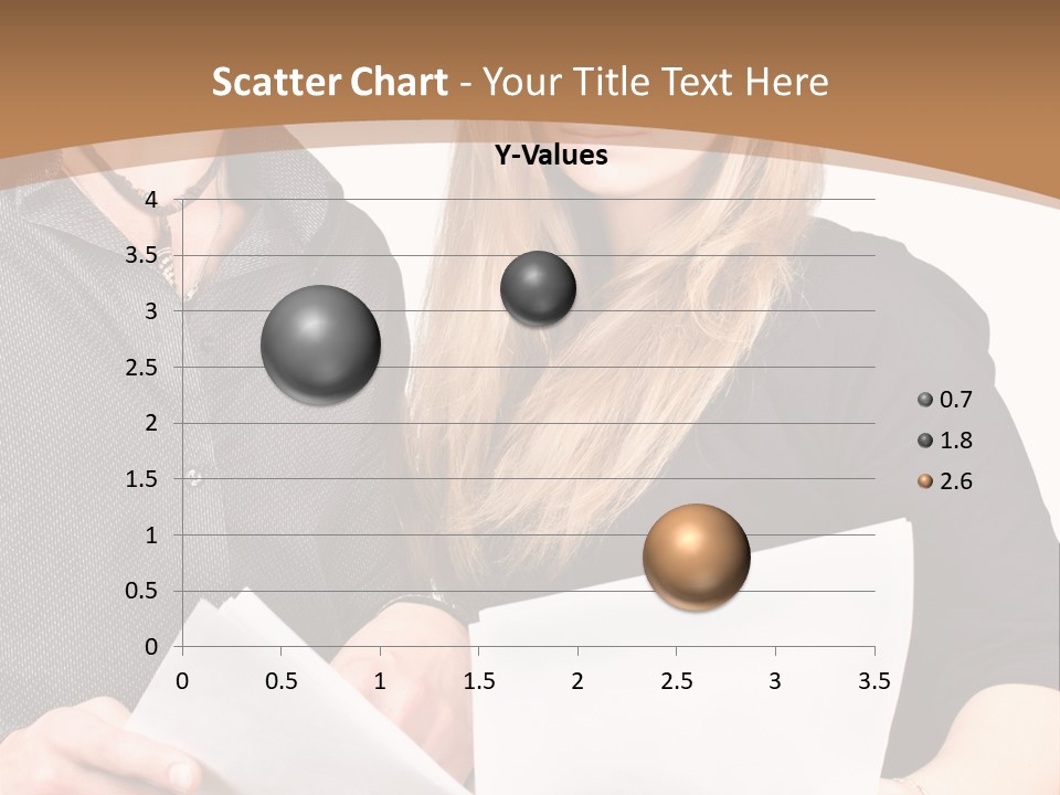 Standing Woman Sunrise PowerPoint Template