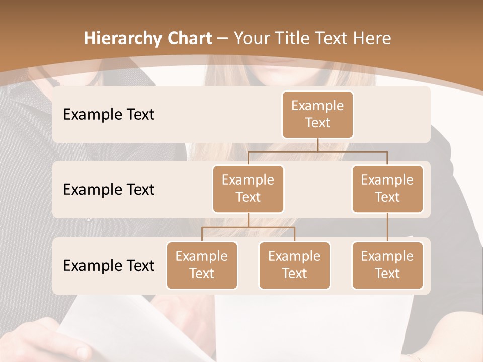 Standing Woman Sunrise PowerPoint Template