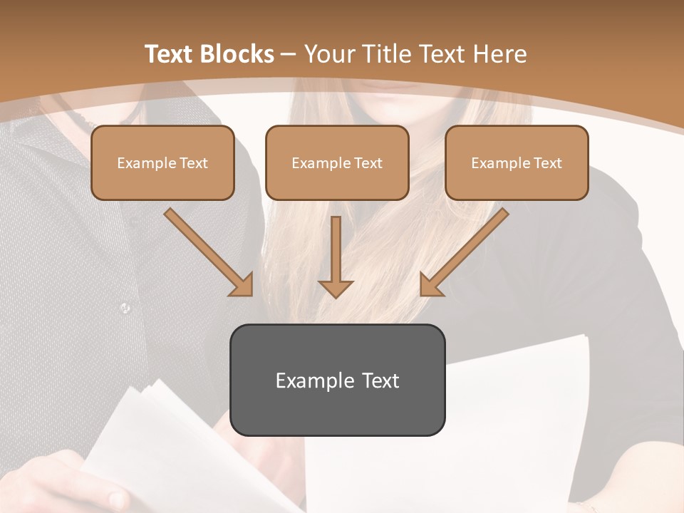 Standing Woman Sunrise PowerPoint Template