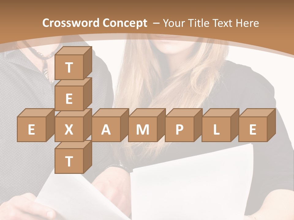 Standing Woman Sunrise PowerPoint Template