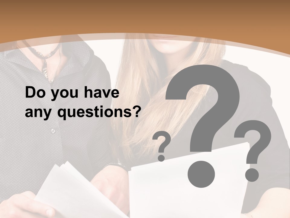 Standing Woman Sunrise PowerPoint Template