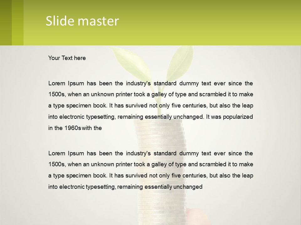 Retirement Water Standing PowerPoint Template