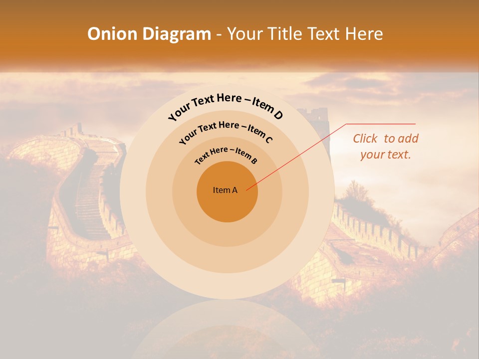 Sunrise Sea Old PowerPoint Template