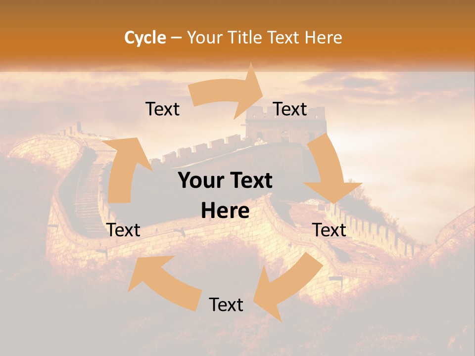 Sunrise Sea Old PowerPoint Template