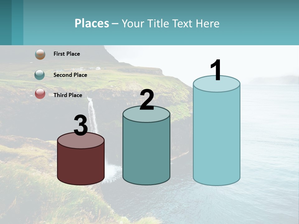 Caucasian Retirement Older PowerPoint Template