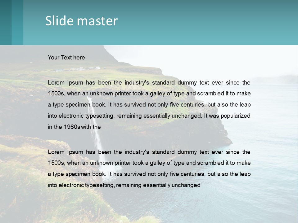 Caucasian Retirement Older PowerPoint Template