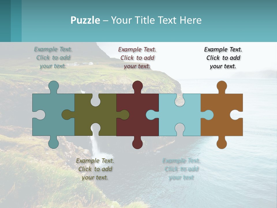 Caucasian Retirement Older PowerPoint Template