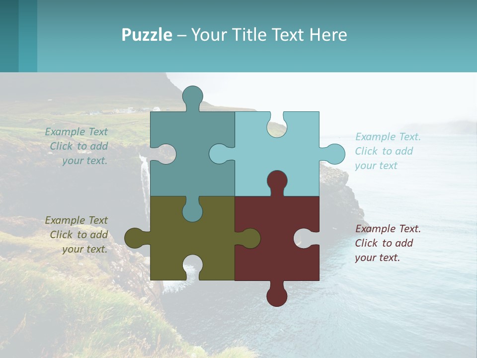 Caucasian Retirement Older PowerPoint Template