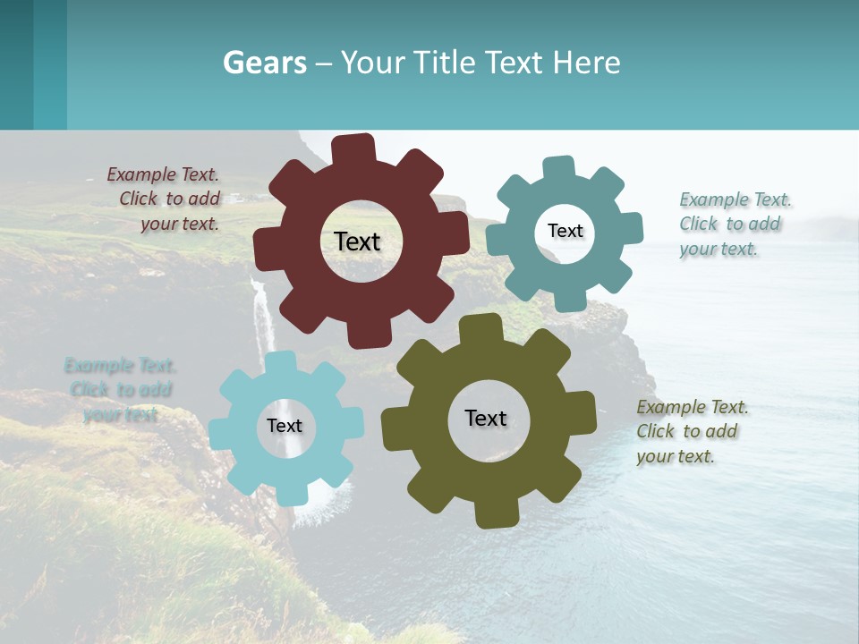 Caucasian Retirement Older PowerPoint Template