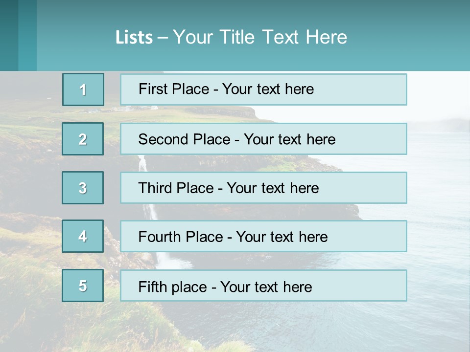 Caucasian Retirement Older PowerPoint Template