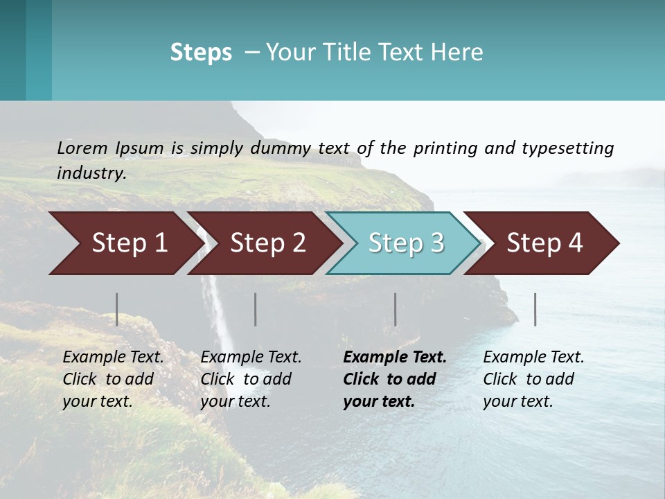 Caucasian Retirement Older PowerPoint Template