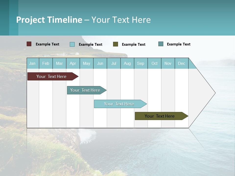 Caucasian Retirement Older PowerPoint Template