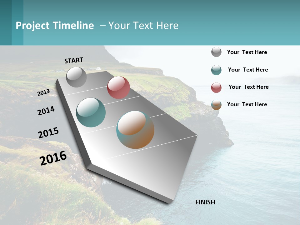 Caucasian Retirement Older PowerPoint Template