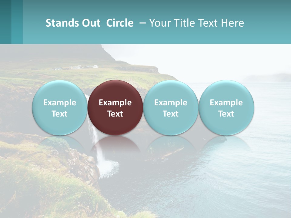 Caucasian Retirement Older PowerPoint Template