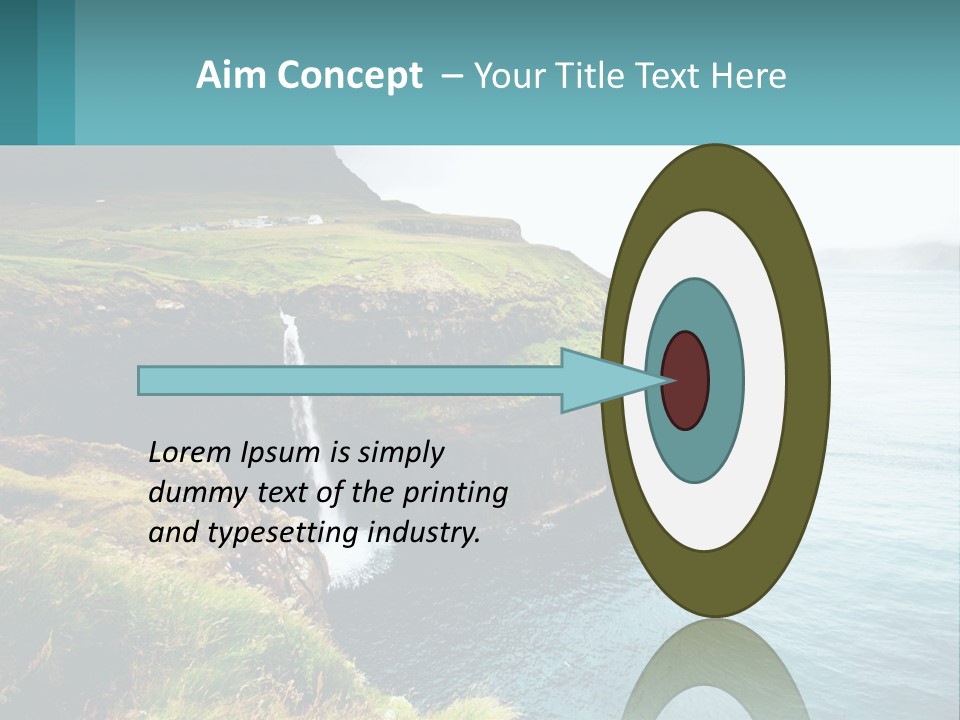 Caucasian Retirement Older PowerPoint Template