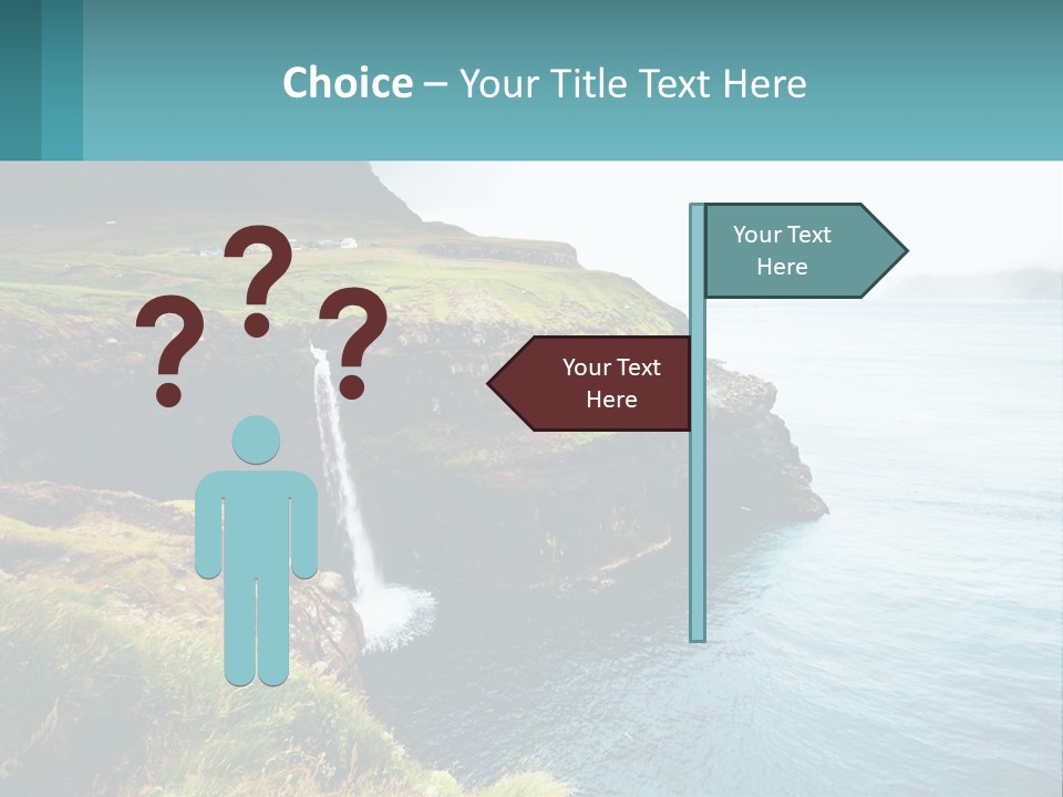 Caucasian Retirement Older PowerPoint Template