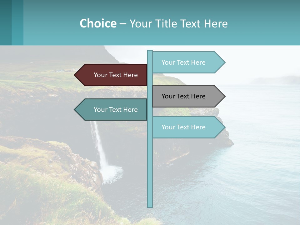 Caucasian Retirement Older PowerPoint Template