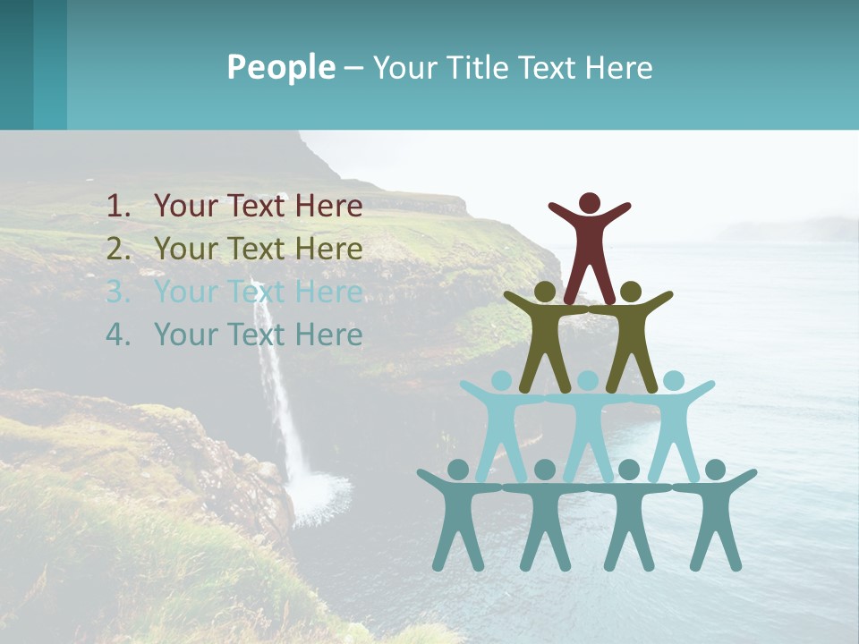 Caucasian Retirement Older PowerPoint Template