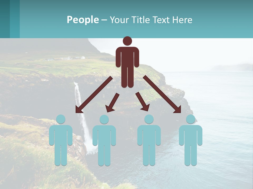 Caucasian Retirement Older PowerPoint Template