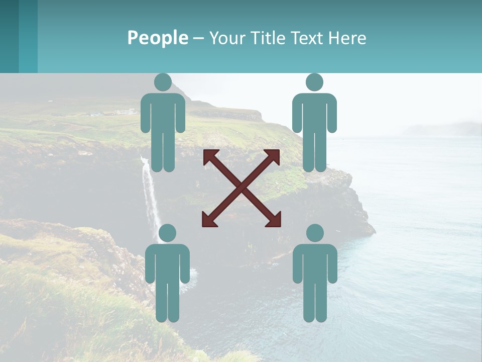 Caucasian Retirement Older PowerPoint Template