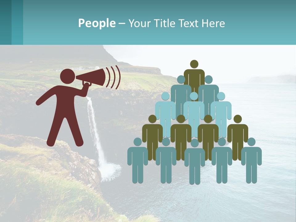 Caucasian Retirement Older PowerPoint Template