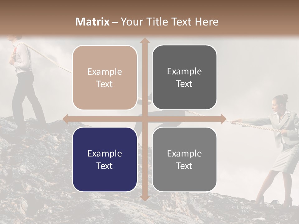 Older Sunset Sad PowerPoint Template